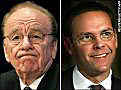 Rupert and James Murdoch